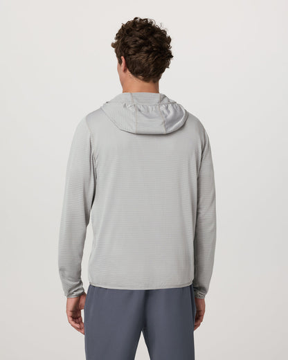 Powergrid Full Zip Jacket 2.0 Men's Sea Fog Fleece Jacket | Vuori for sale - US 6761
