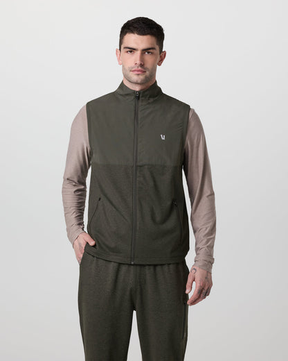 Sunday Element Vest Men's Kale Heather Vest | Vuori online - US 7069