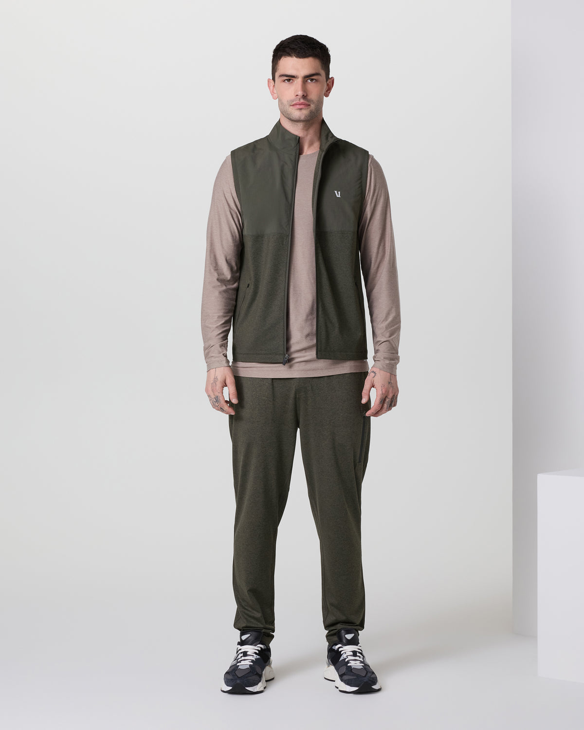 Sunday Element Vest Men's Kale Heather Vest | Vuori online - US 7069