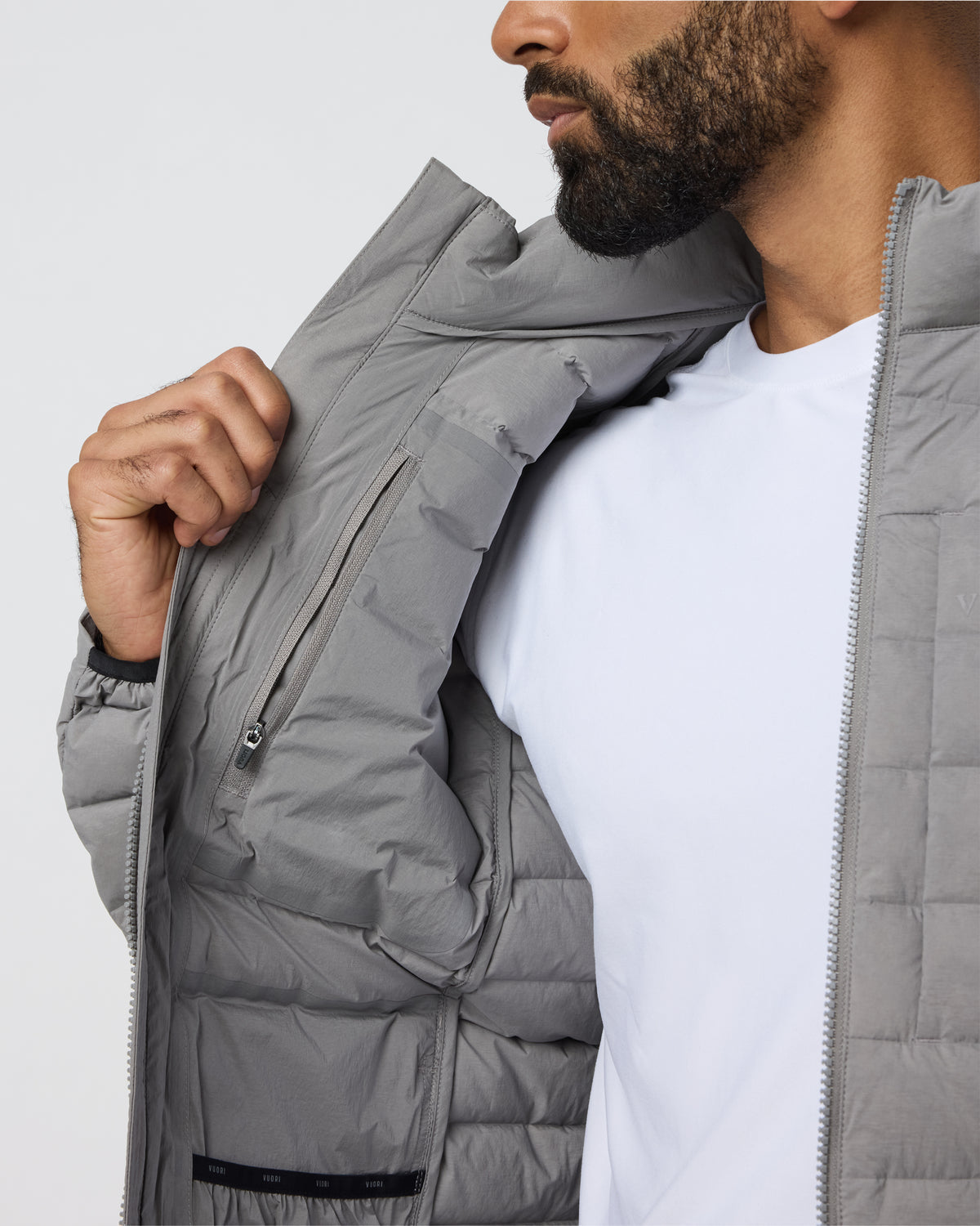 Steadfast Insulated Full Zip Jacket Shiitake | Vuori shop - US 4847