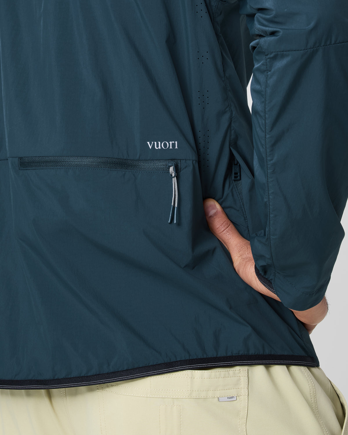 Ronan Packable Jacket Deep Sea French Terry Shirt | Vuori online - US 6152