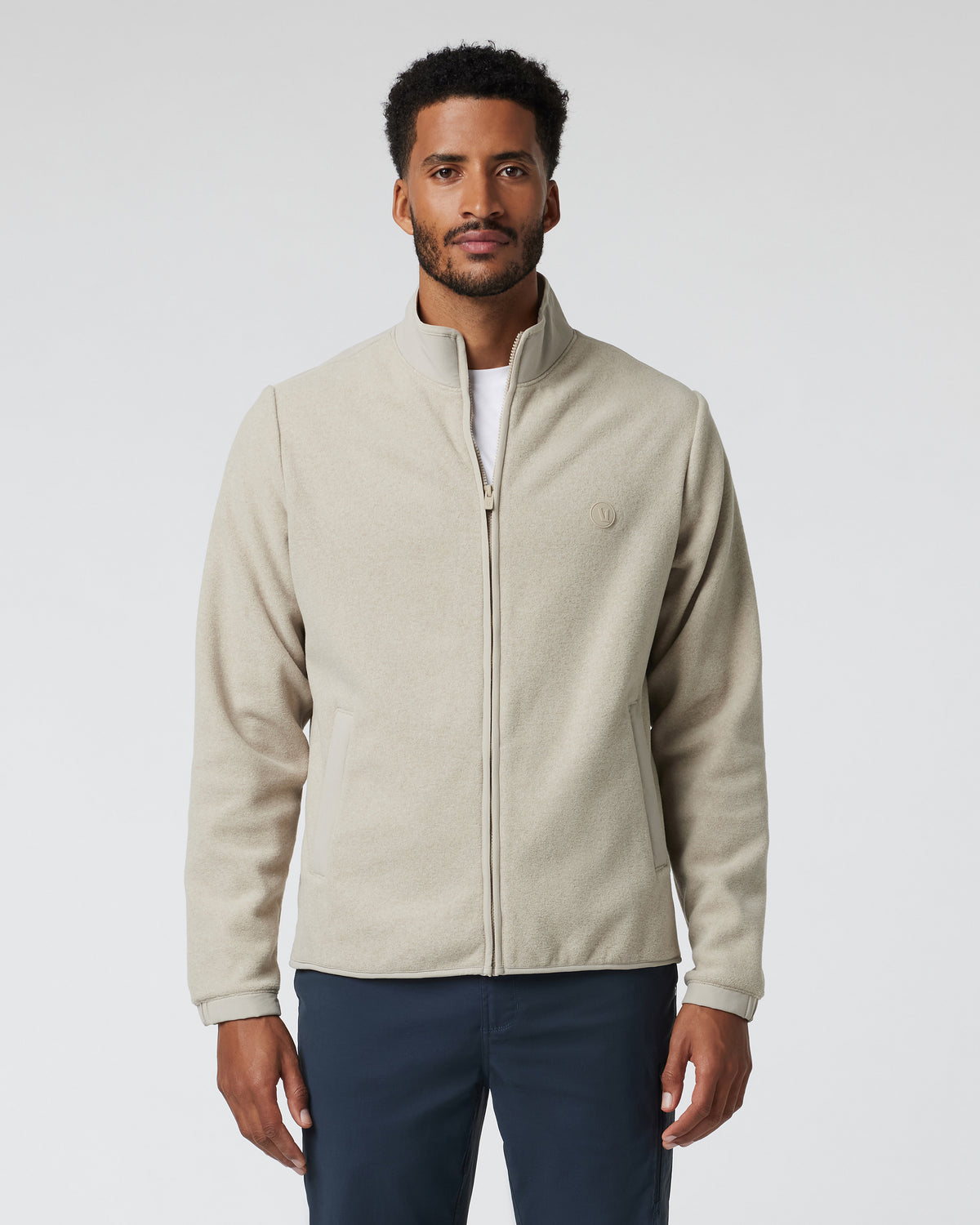 Aspen Full Zip Jacket Toast Fleece Jacket | Vuori discount - US 1241