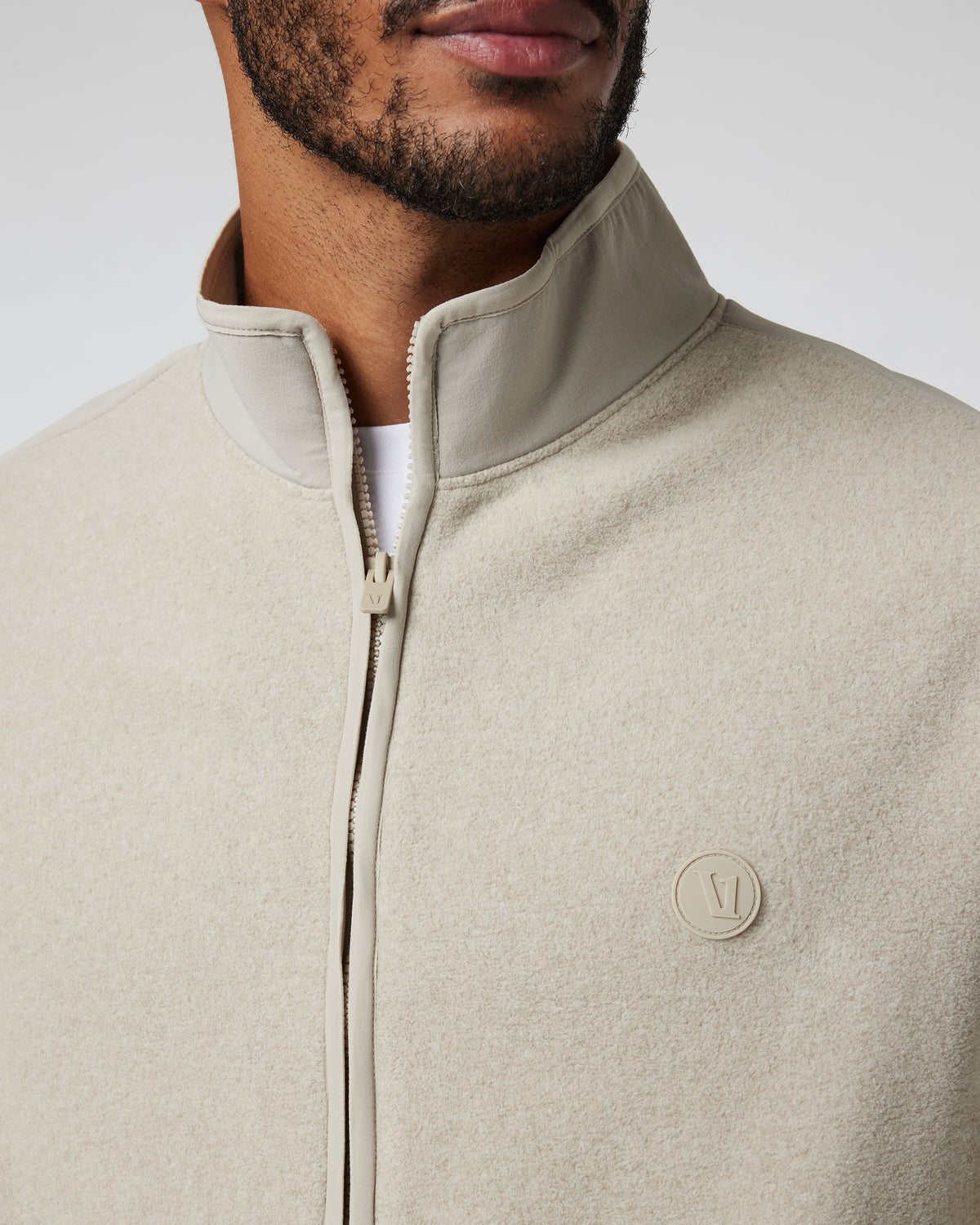 Aspen Full Zip Jacket Toast Fleece Jacket | Vuori discount - US 1241