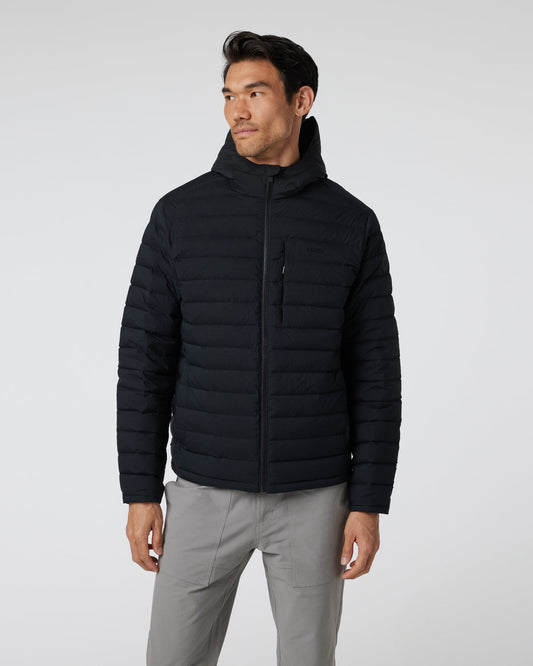 Steadfast Full Zip Hooded Jacket Black | Vuori sale - US 3541