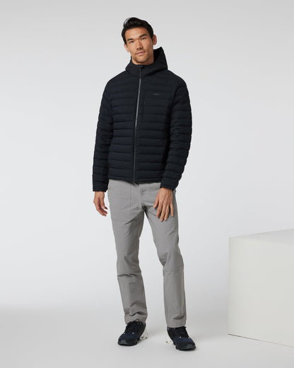 Steadfast Full Zip Hooded Jacket Black | Vuori sale - US 3541