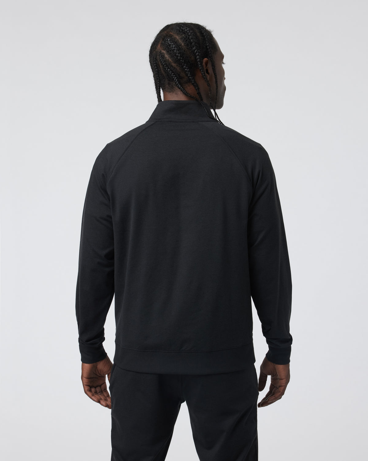 Coronado Novelty Full Zip Men's Black Heather Jacket | Vuori onsale - US 9569