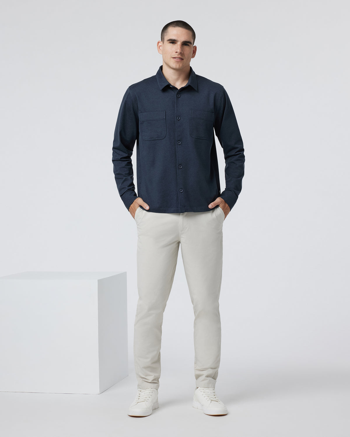 Coronado Shirt Jacket Midnight Heather | Vuori online - US 1200