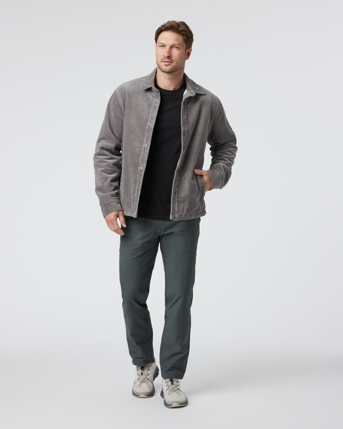Vuori Cord Jacket Men's Shiitake Corduroy Jacket | Vuori discount - US 9028
