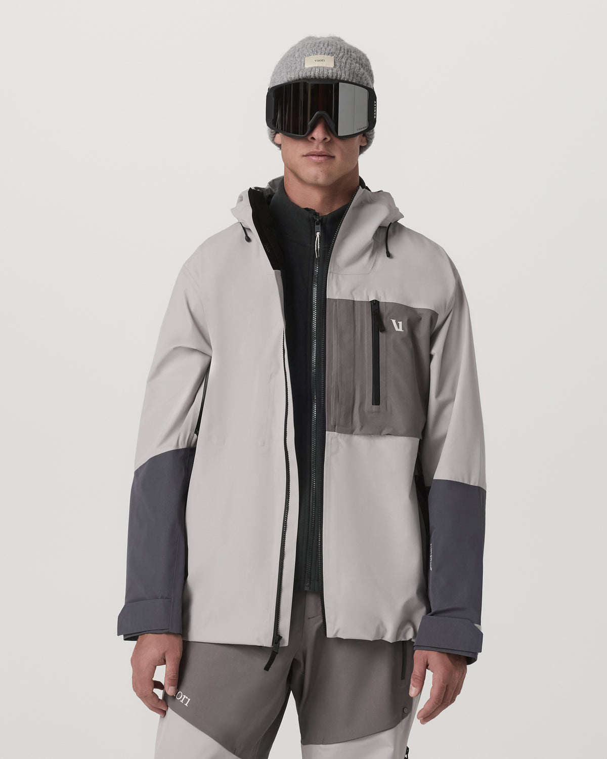 Taika Snow Shell Men's Amethyst Grey Ski/Board Jacket | Vuori shop - US 3020