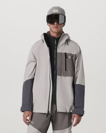 Taika Snow Shell Men's Amethyst Grey Ski/Board Jacket | Vuori shop - US 3020