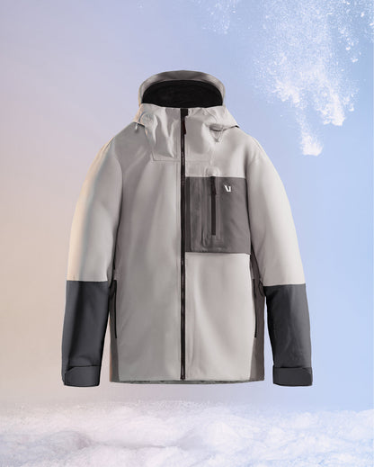 Taika Snow Shell Men's Amethyst Grey Ski/Board Jacket | Vuori shop - US 3020