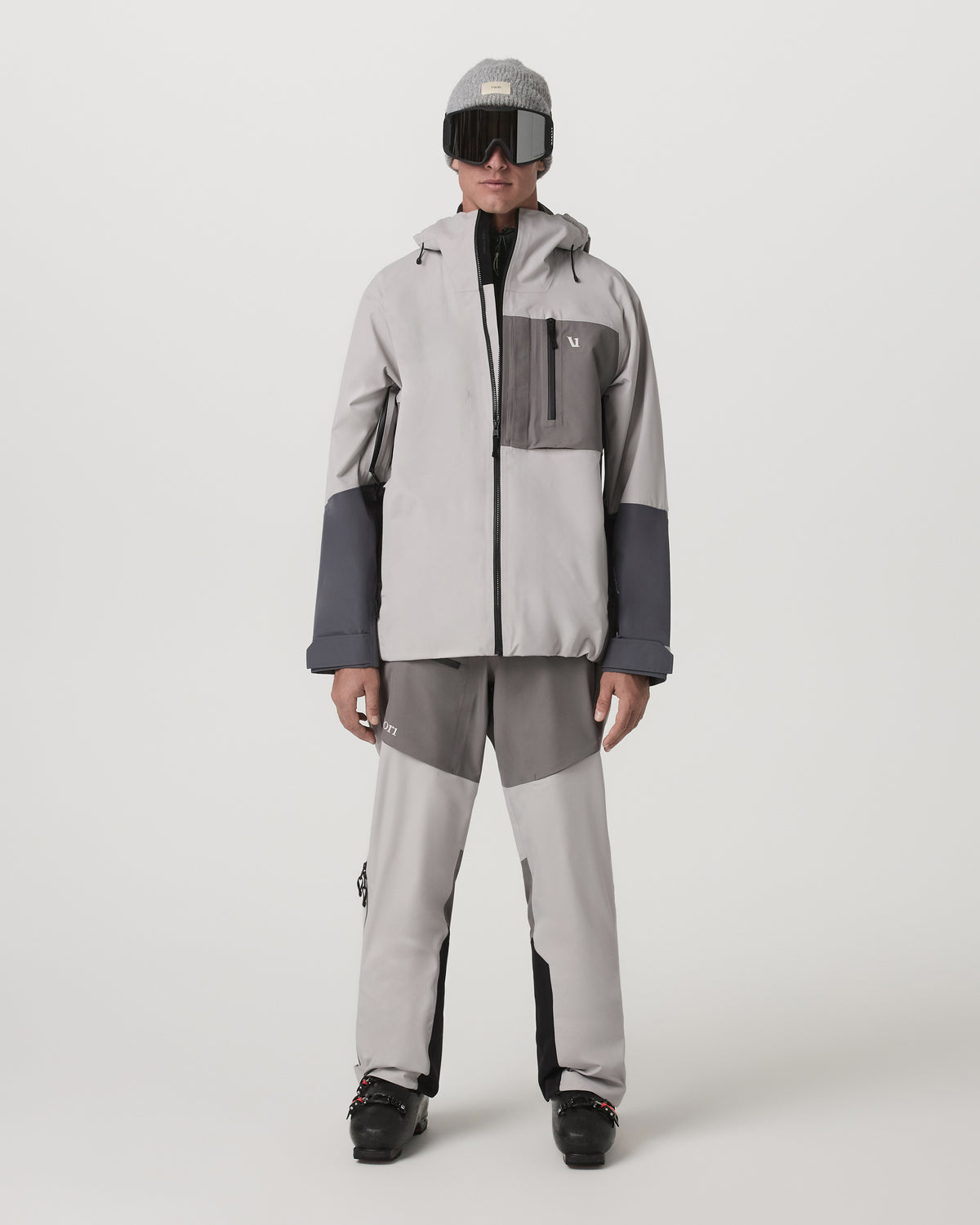 Taika Snow Shell Men's Amethyst Grey Ski/Board Jacket | Vuori shop - US 3020
