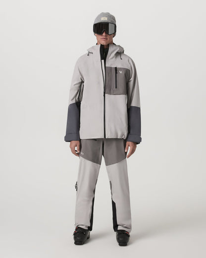 Taika Snow Shell Men's Amethyst Grey Ski/Board Jacket | Vuori shop - US 3020