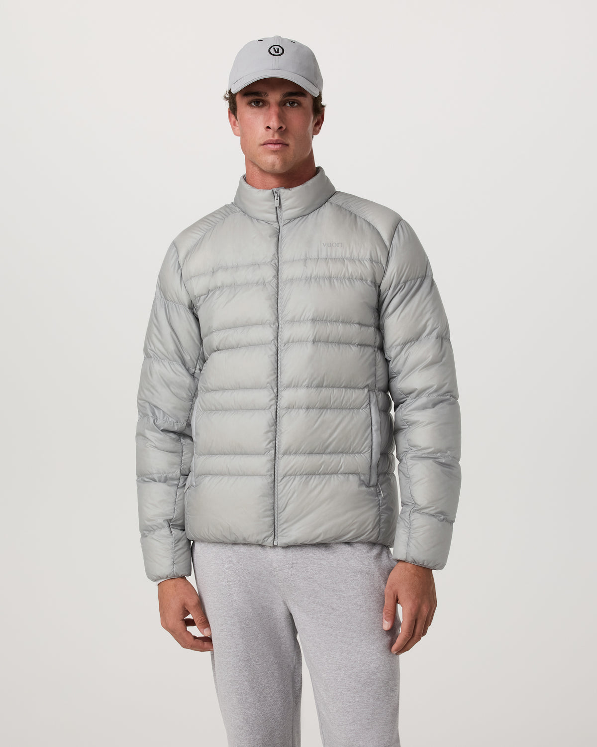 Coordinate Down Jacket Men's Sea Fog Ultra-Light Jacket | Vuori onsale - US 9378