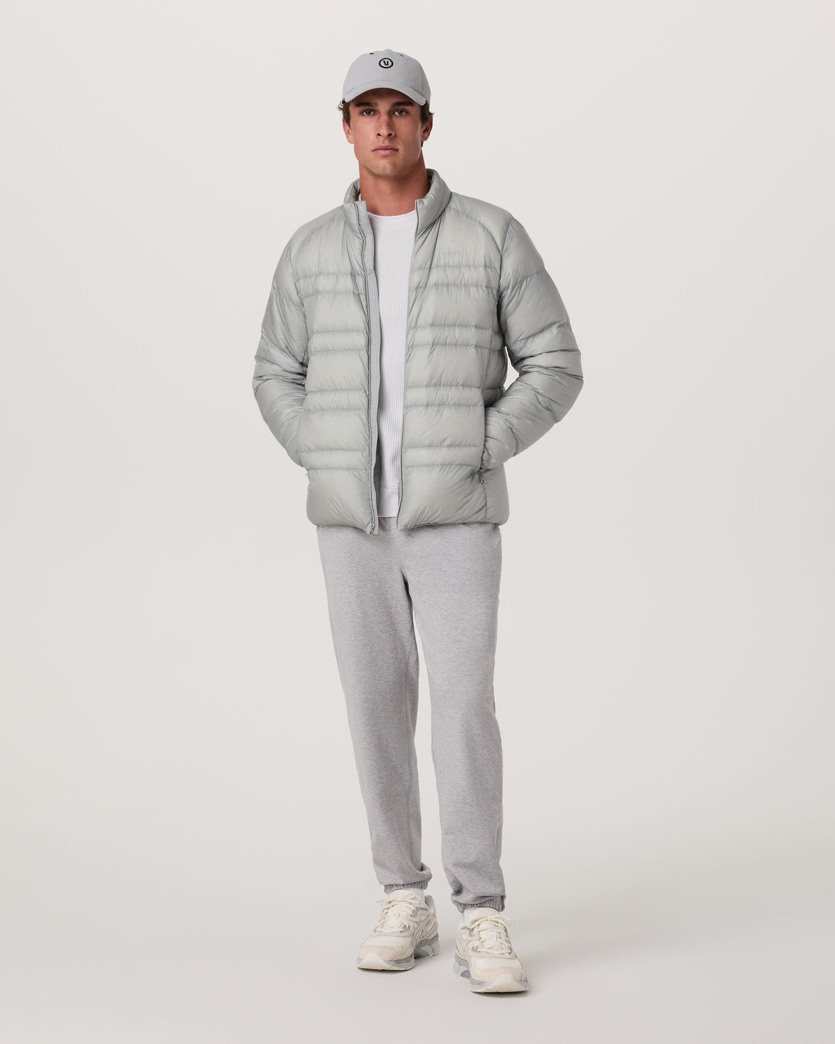 Coordinate Down Jacket Men's Sea Fog Ultra-Light Jacket | Vuori onsale - US 9378