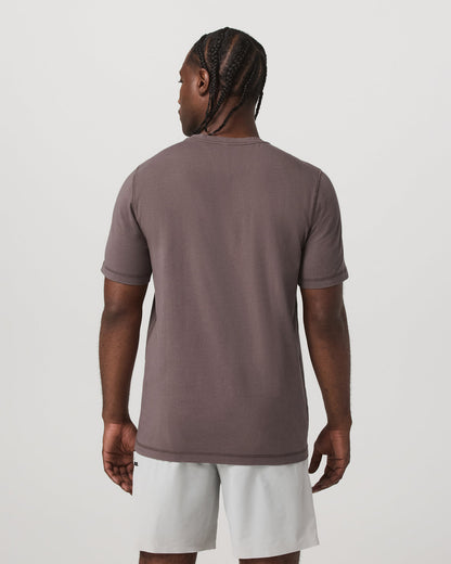 Tuvalu Tee Men's Cotton Short Sleeve T-Shirt in Timber | Vuori online - US 8755