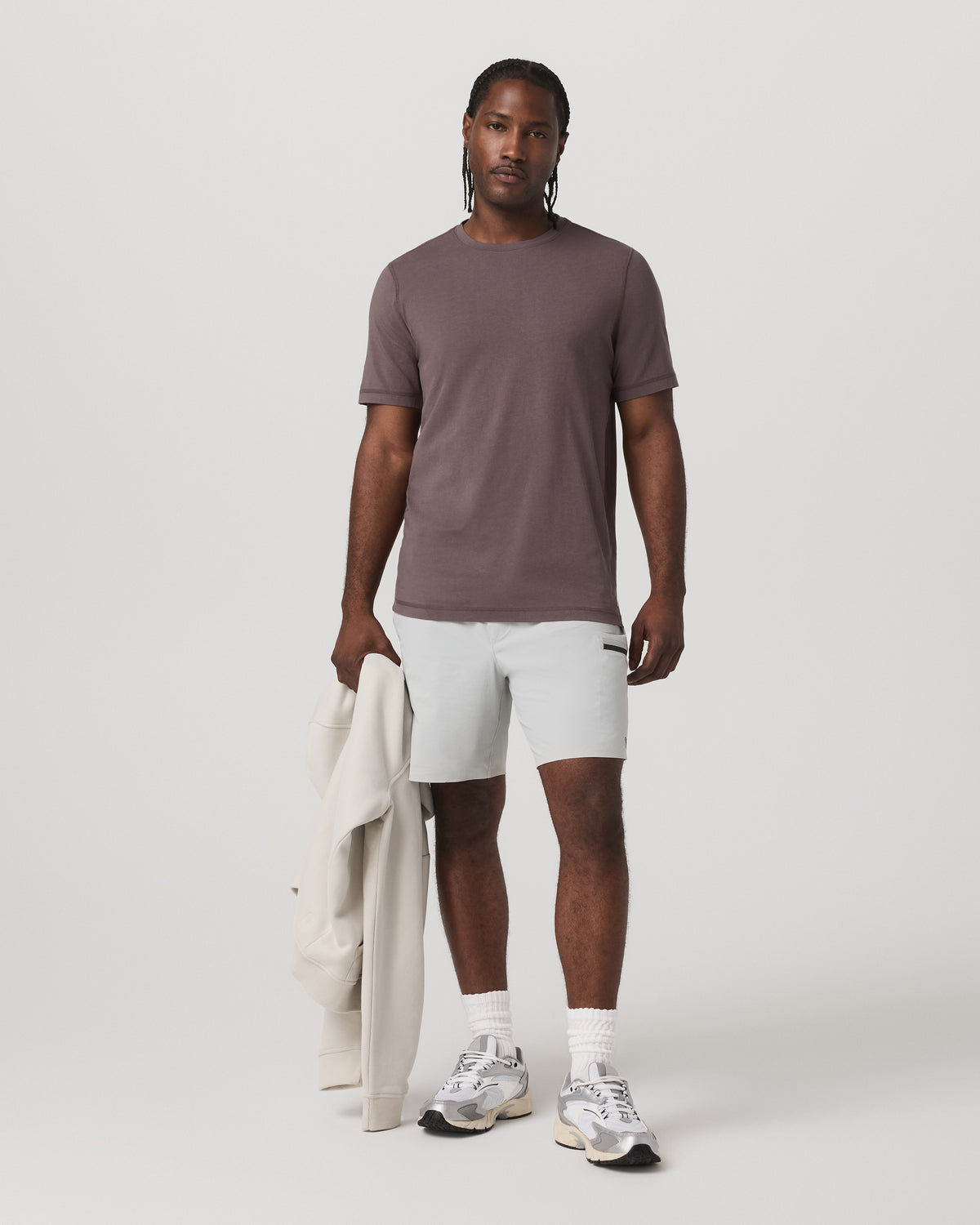 Tuvalu Tee Men's Cotton Short Sleeve T-Shirt in Timber | Vuori online - US 8755