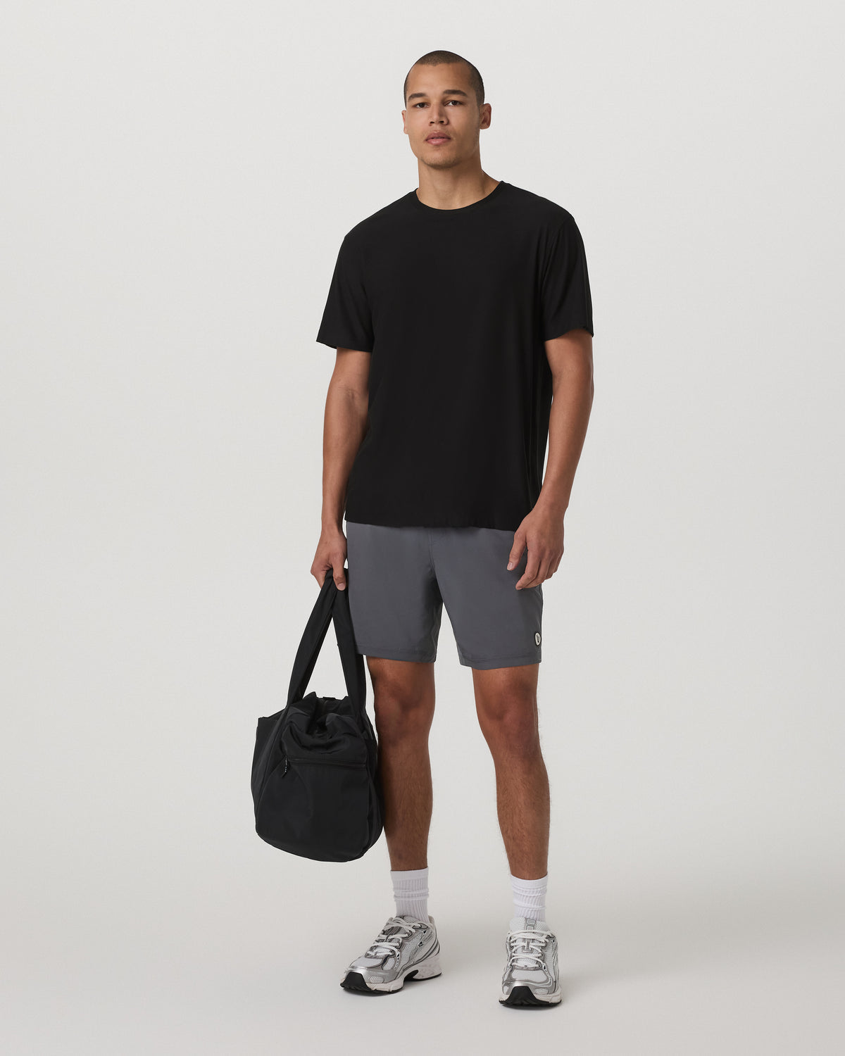 Short Sleeve Strato Tee - Relaxed Fit Men's Black Shirt | Vuori outlet - US 7738
