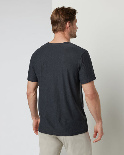Strato Tech V-Neck Charcoal V-Neck Workout Shirt | Vuori shop - US 1437