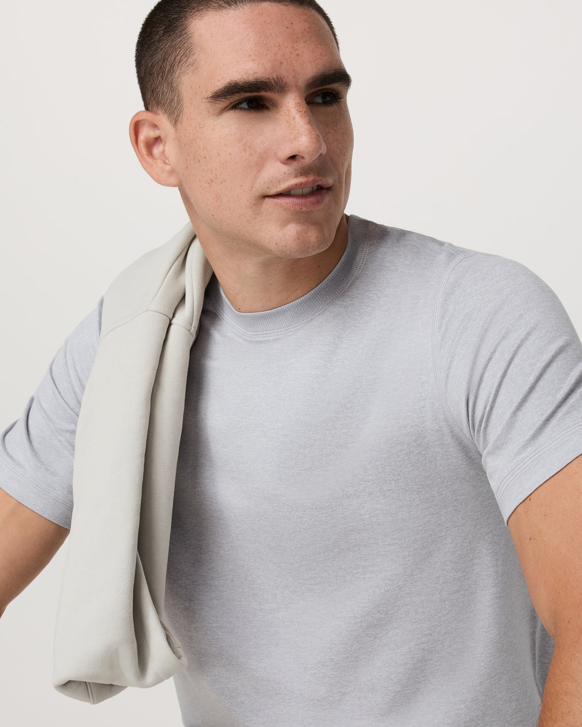 Short Sleeve Ponto Performance Tee Platinum Heather | Vuori sale - US 2353