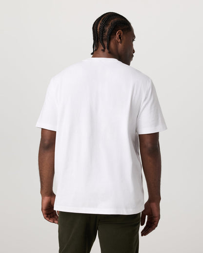 Short Sleeve Heavyweight Cotton Tee Men's White T-Shirt | Vuori onsale - US 7260