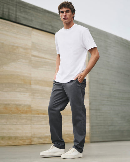 Short Sleeve Heavyweight Cotton Tee Men's White T-Shirt | Vuori onsale - US 7260