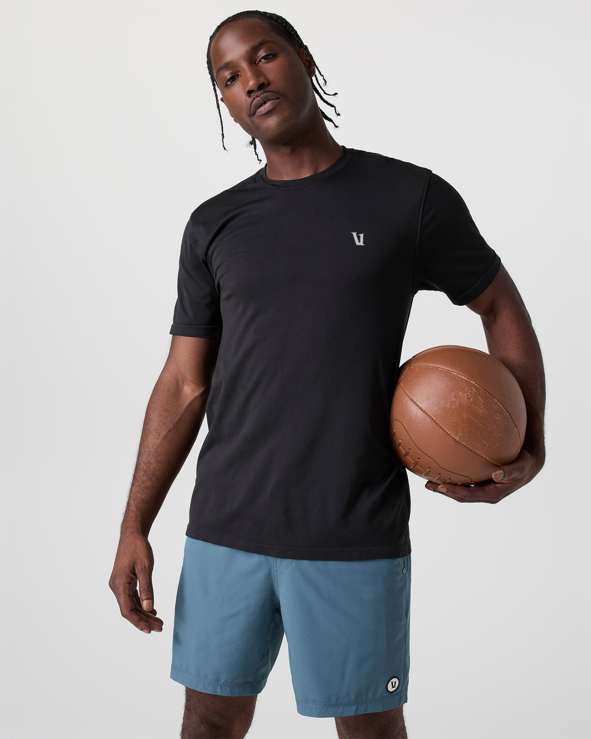 Short Sleeve Clearview Seamless Tee Black | Vuori online - US 7292