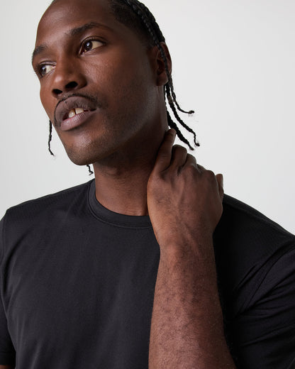 Short Sleeve Clearview Seamless Tee Black | Vuori online - US 7292
