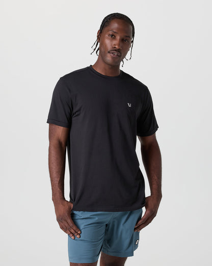 Short Sleeve Clearview Seamless Tee Black | Vuori online - US 7292