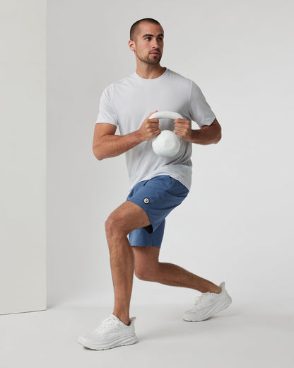Current Tech Tee Men's Frost Grey Lightweight Shirt | Vuori discount - US 5349
