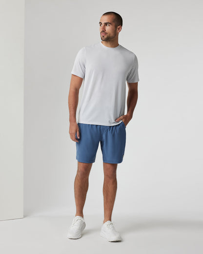 Current Tech Tee Men's Frost Grey Lightweight Shirt | Vuori discount - US 5349