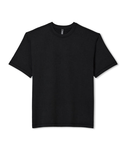 Men's Short Sleeve Ponto Tee - Relaxed Black Heather | Vuori outlet - US 4017
