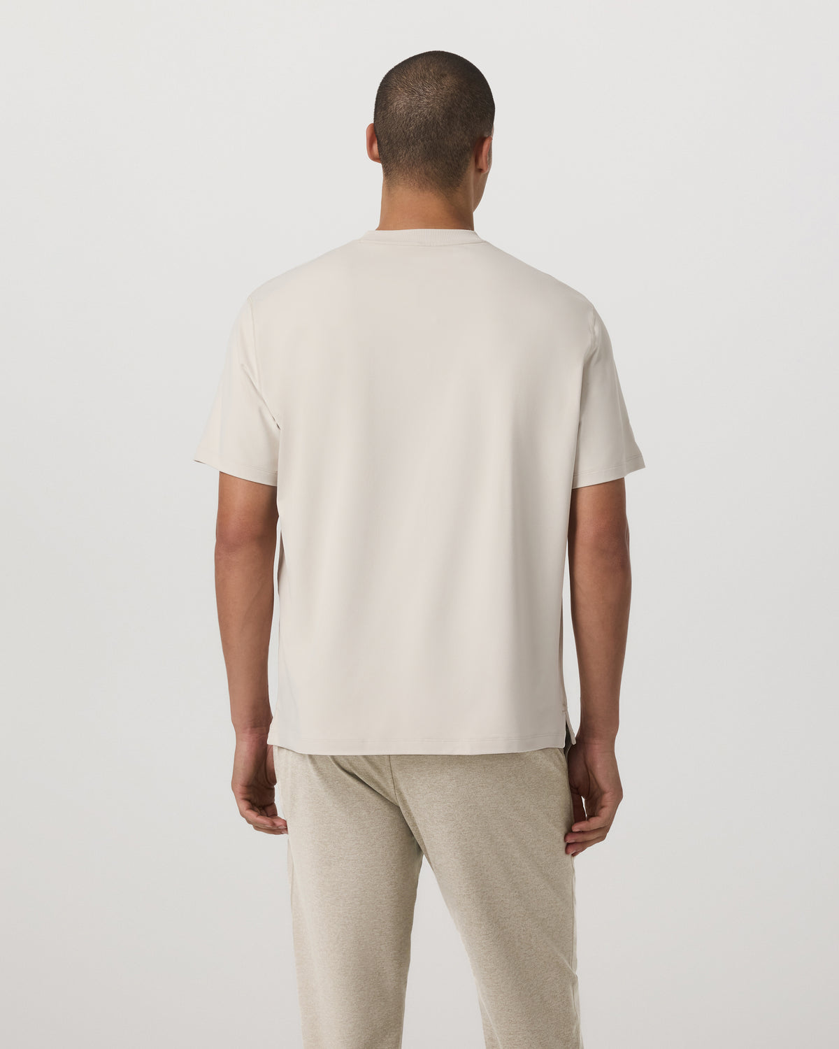 Men's Short Sleeve Ponto Pocket Tee - Relaxed Fit Bone | Vuori sale - US 5647