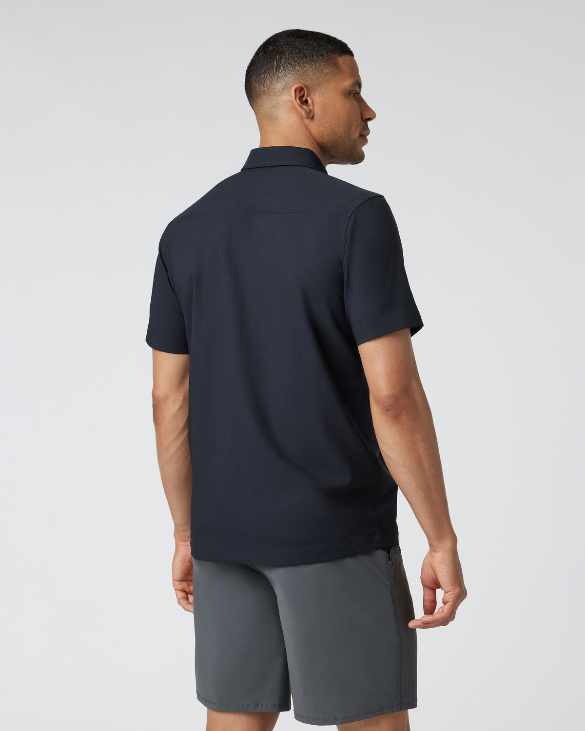 Short-Sleeve Manhattan Button Down Black | Vuori onsale - US 7755