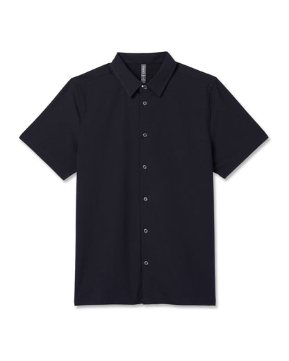 Short-Sleeve Manhattan Button Down Black | Vuori onsale - US 7755