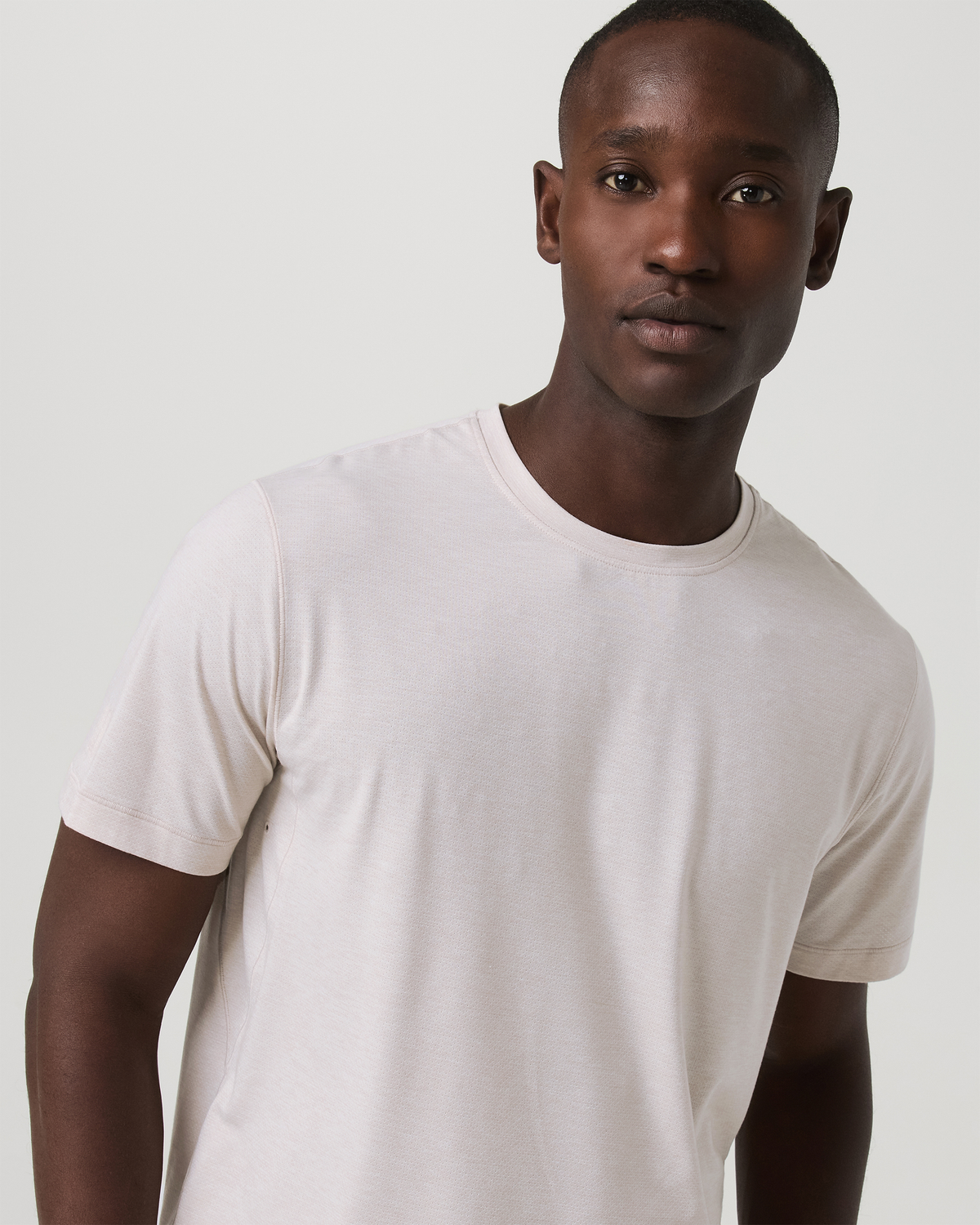 Short Sleeve Everyday Tee Men's Oatmeal Heather Shirt | Vuori online - US 6559
