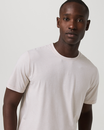Short Sleeve Everyday Tee Men's Oatmeal Heather Shirt | Vuori online - US 6559
