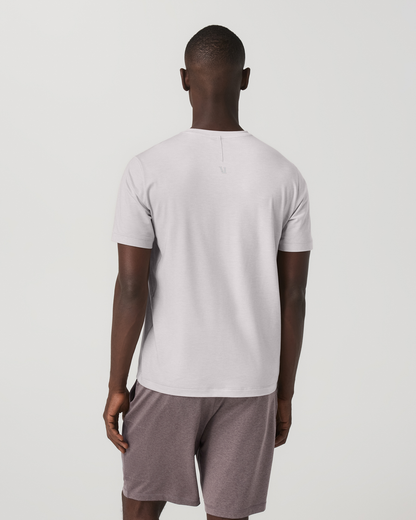 Short Sleeve Everyday Tee Men's Oatmeal Heather Shirt | Vuori online - US 6559