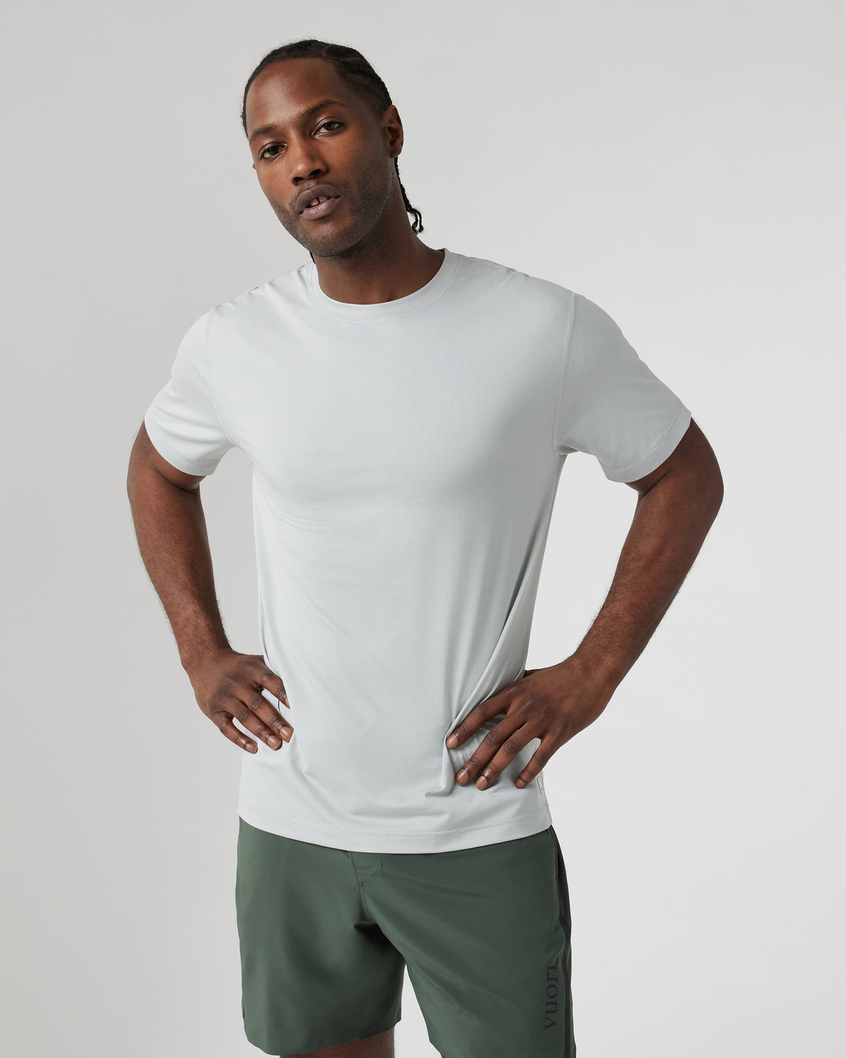 Tradewind Performance Tee 2.0 Sky Grey Heather | Vuori outlet - US 2943
