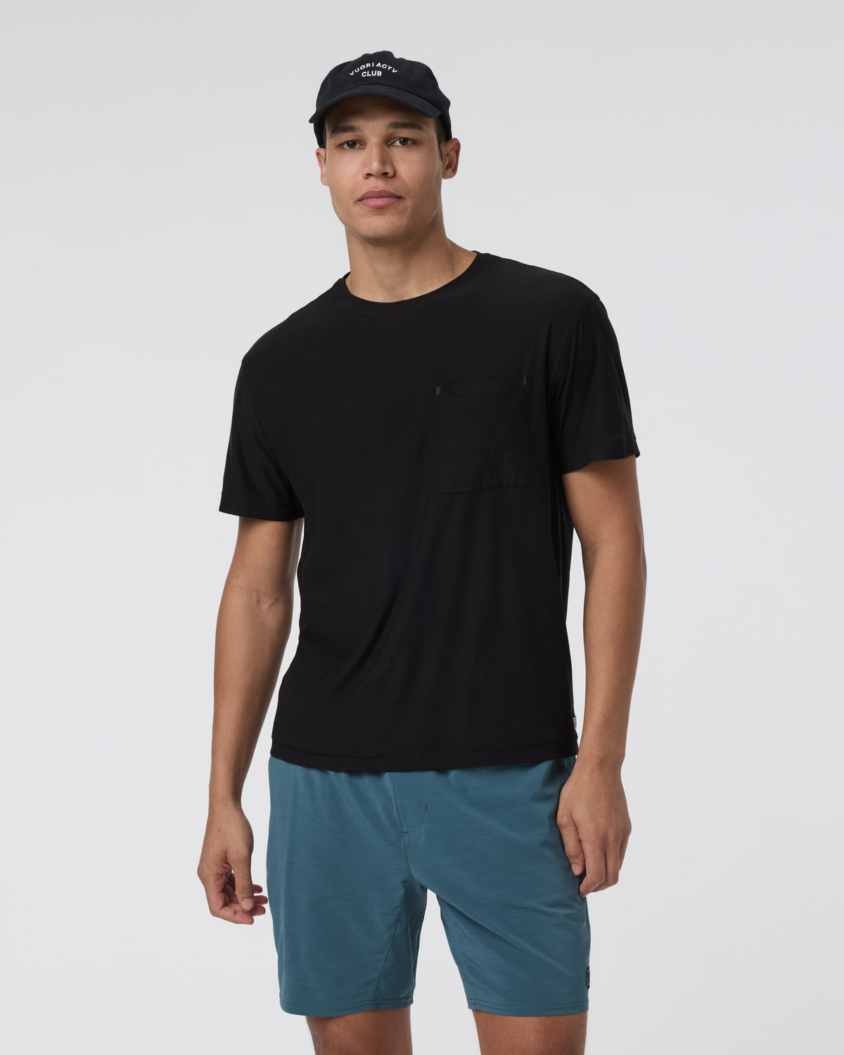 Short Sleeve Strato Pocket Tee - Relaxed Fit Black | Vuori shop - US 6352
