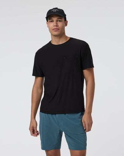 Short Sleeve Strato Pocket Tee - Relaxed Fit Black | Vuori shop - US 6352