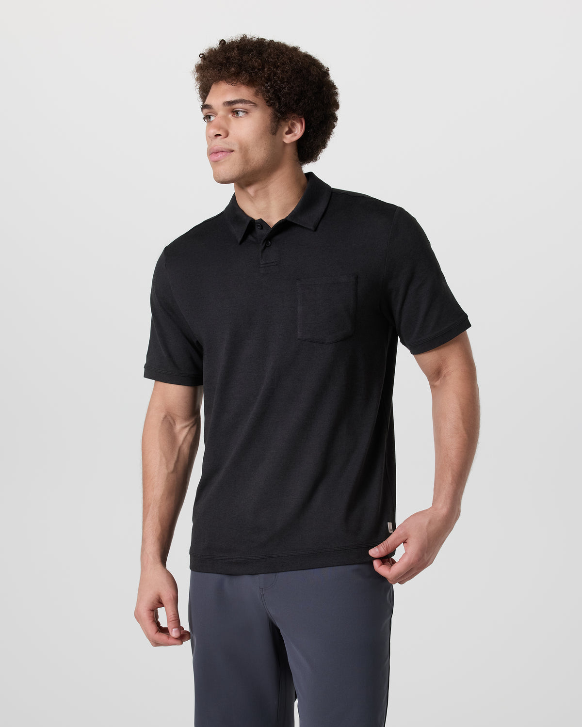 Short Sleeve Ponto Performance Polo Black Heather | Vuori sale - US 2840
