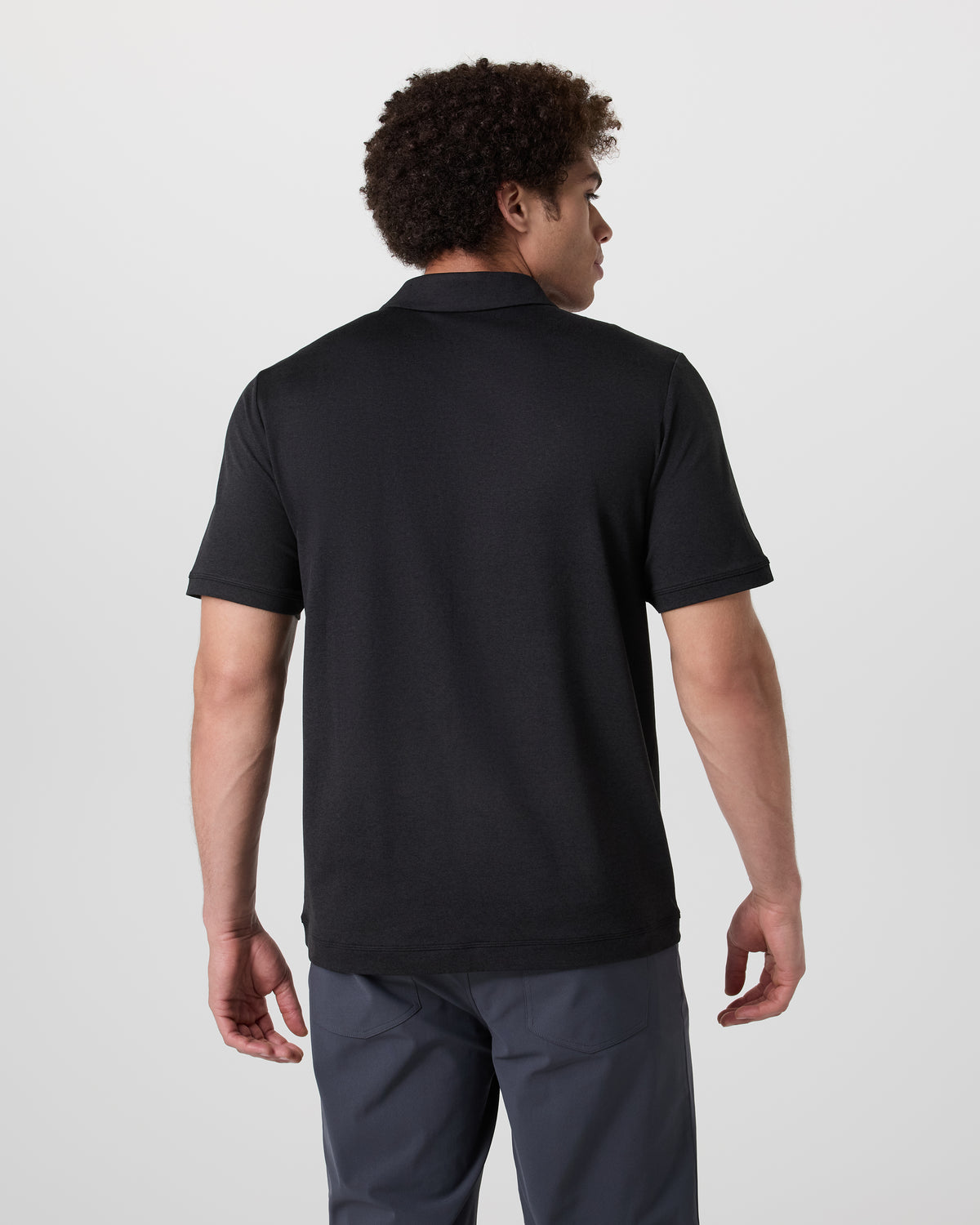 Short Sleeve Ponto Performance Polo Black Heather | Vuori sale - US 2840