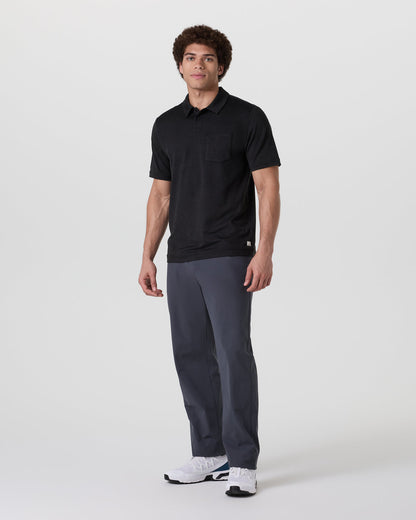 Short Sleeve Ponto Performance Polo Black Heather | Vuori sale - US 2840