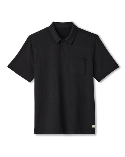 Short Sleeve Ponto Performance Polo Black Heather | Vuori sale - US 2840
