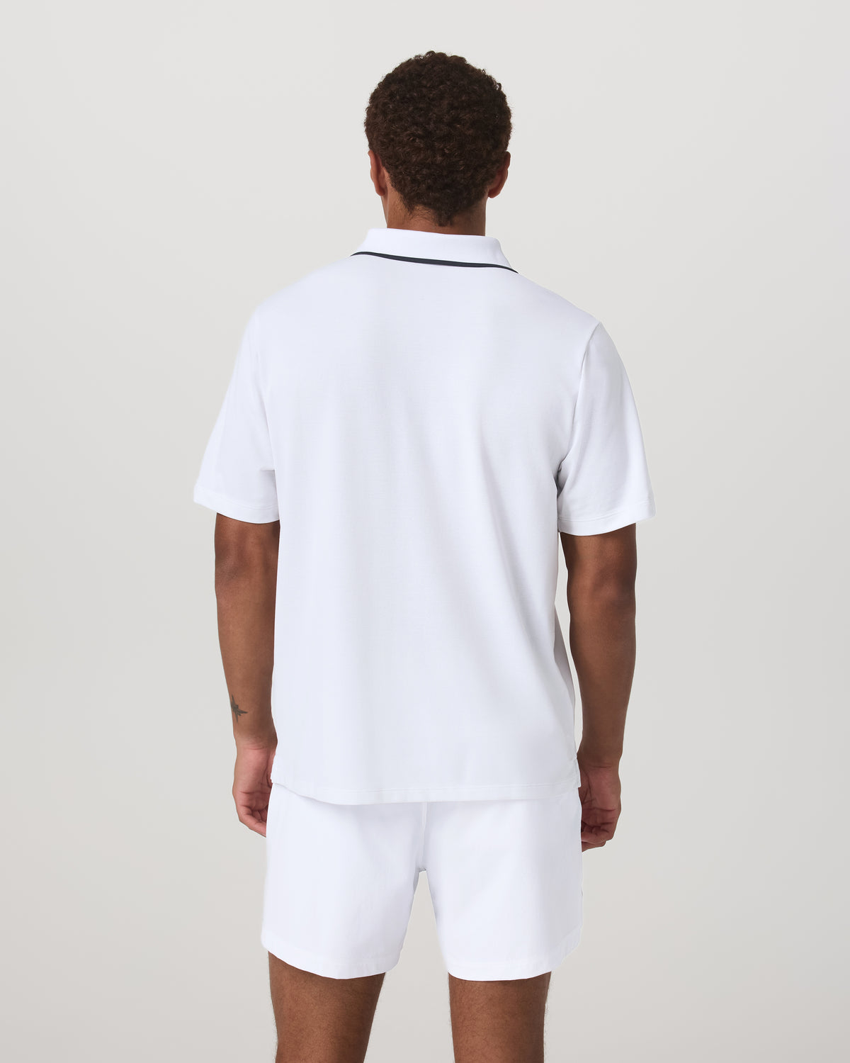 Short Sleeve Gamepoint Polo 2.0 Men's White Polo Shirt | Vuori onsale - US 1133
