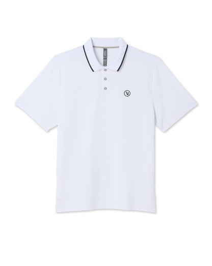 Short Sleeve Gamepoint Polo 2.0 Men's White Polo Shirt | Vuori onsale - US 1133