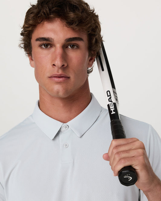 Short Sleeve Viewpoint Polo 2.0 Men's Sky Grey Shirt | Vuori for sale - US 1640