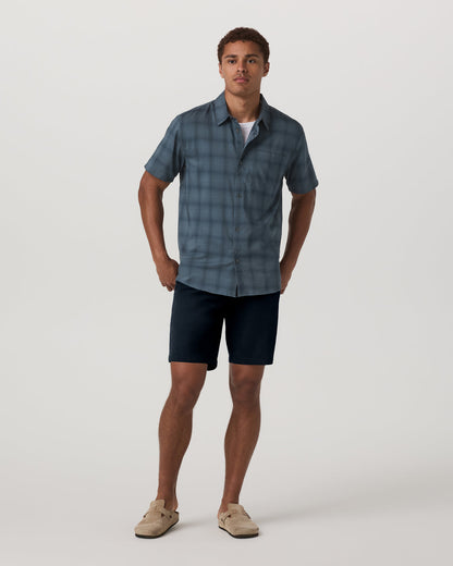 Short Sleeve Plaid Button Down Shirt Men's Abyss Shirt | Vuori online - US 2640