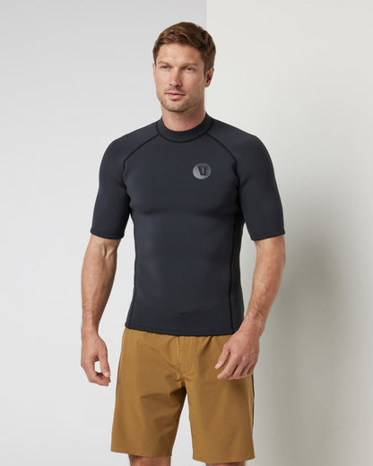 Short Sleeve Yulex Wetsuit Top Washed Black | Vuori discount - US 1945